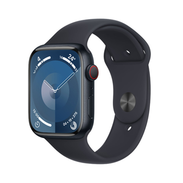 Picture of Apple Watch Series 9, GPS, 45mm - Midnight Aluminum Case with Midnight Sport Band - S/M