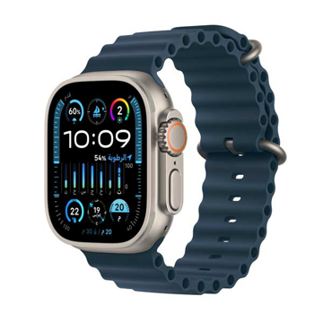 Picture of Apple Watch Ultra 2, GPS + Cellular, 49mm - Titanium Case with Blue Ocean Band