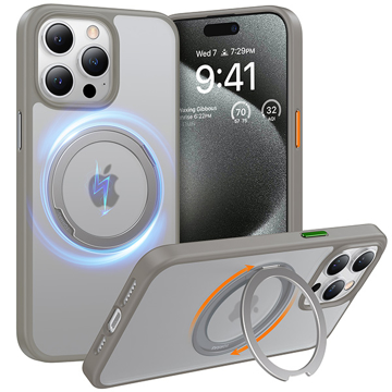 Picture of Torras iPhone 15 Pro Max UPRO Ostand Pro Case Grey
