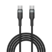 Picture of iOsuite Aluminum Alloy Head (USB-C) TO (USB-C) Cable - 60W - 2M - Black - DC35A
