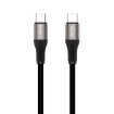 Picture of iOsuite Aluminum Alloy Head (USB-C) TO (USB-C) Cable - 60W - 1.2M - Black - DC51A