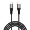 Picture of iOsuite Aluminum Alloy Head (USB-C) TO (USB-C) Cable - 60W - 1.2M - Black - DC51A