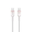 Picture of iOsuite PVC housing (USB-C) TO (USB-C) Gradient Clear Cable - 60W - 1.2M - Pink