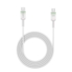 Picture of iOsuite PVC housing (USB-C) TO (USB-C) Gradient Clear Cable - 60W - 1.2M - Green