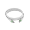 Picture of iOsuite PVC housing (USB-C) TO (USB-C) Gradient Clear Cable - 60W - 1.2M - Green