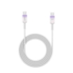 Picture of iOsuite PVC housing (USB-C) TO (USB-C) Gradient Clear Cable - 60W - 1.2M - PurPle
