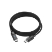 Picture of iOsuite Zinc Alloy (USB-C) TO (USB-C) Braided Cable With Display (Smart Off) 100W - 1.2M - Black