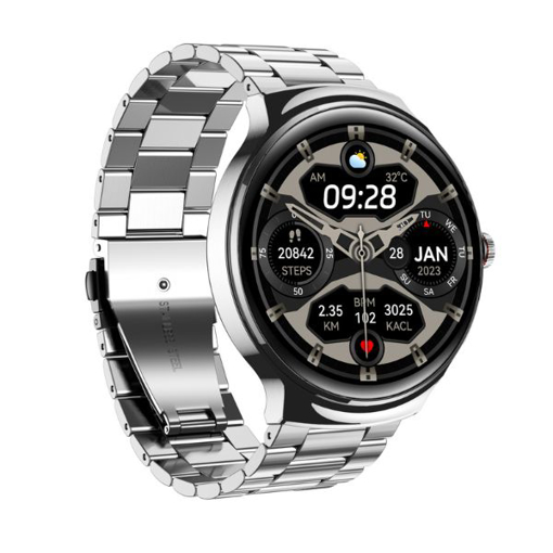 صورة ساعة آي أو سويت - لون فضي