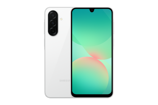 صورة سامسونج جالالكسي ايه 26 - الجيل الخامس - 6+128 جيجابايت - أبيض
