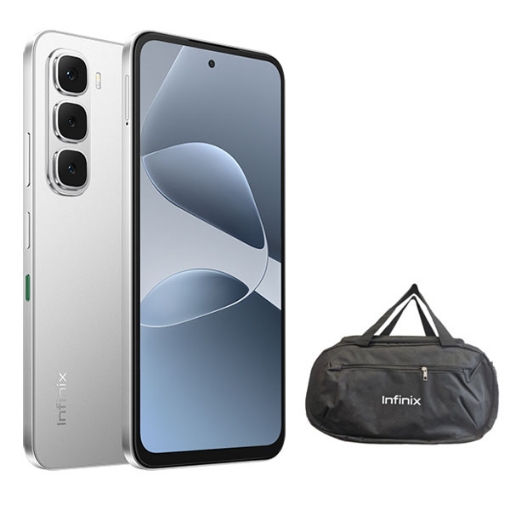 صورة انفينيكس هوت 60 اي - الجيل الخامس - 4+256 جيجابايت - فضي - عرض خاص