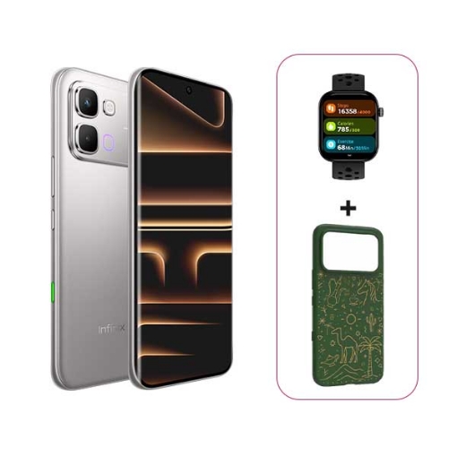 صورة انفينكس نوت ايدج - الجيل الخامس - 8+256 جيجابايت - رمادي تيتانيوم - عرض خاص