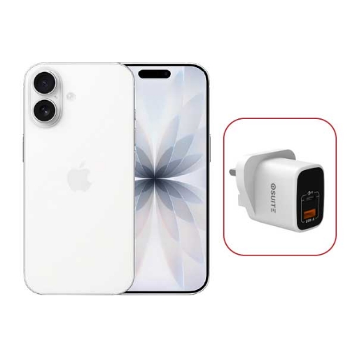 صورة آيفون 17 - 256 جيجابايت - أبيض - نسخة الشرق الأوسط - عرض خاص